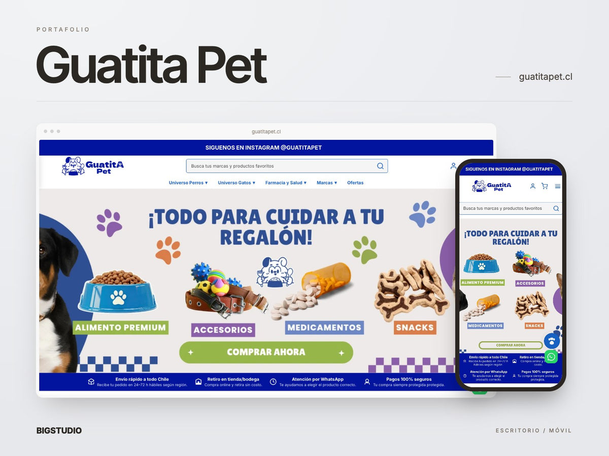 Guatita Pet, imagen del portafolio