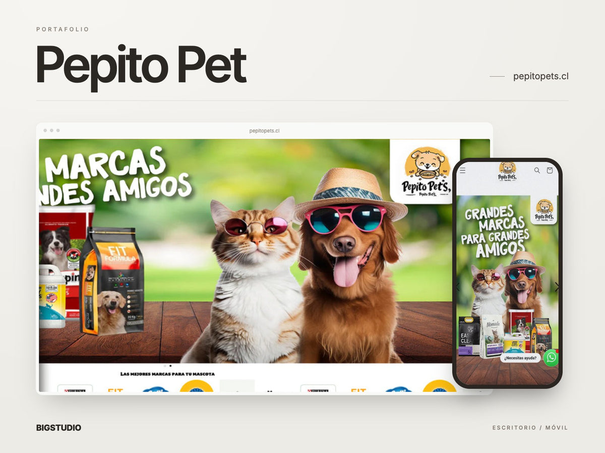 Pepito Pet, imagen del portafolio