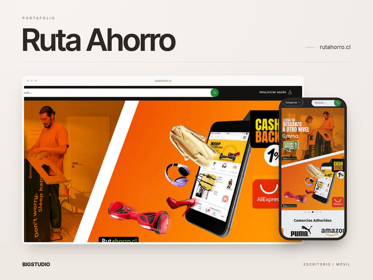 Ruta Ahorro, imagen del portafolio